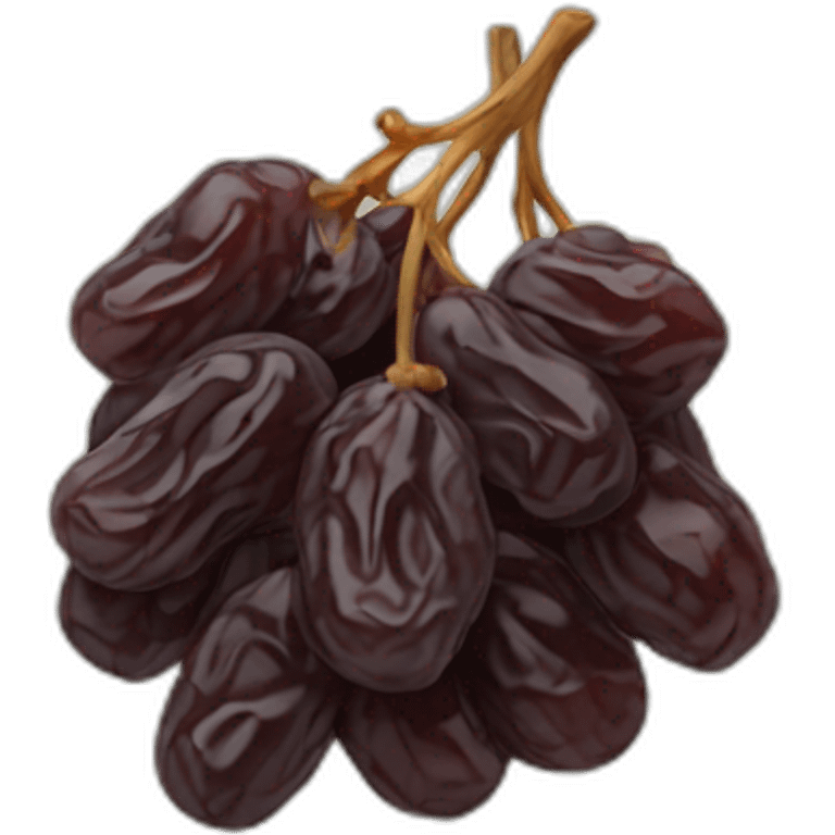 dried raisin emoji