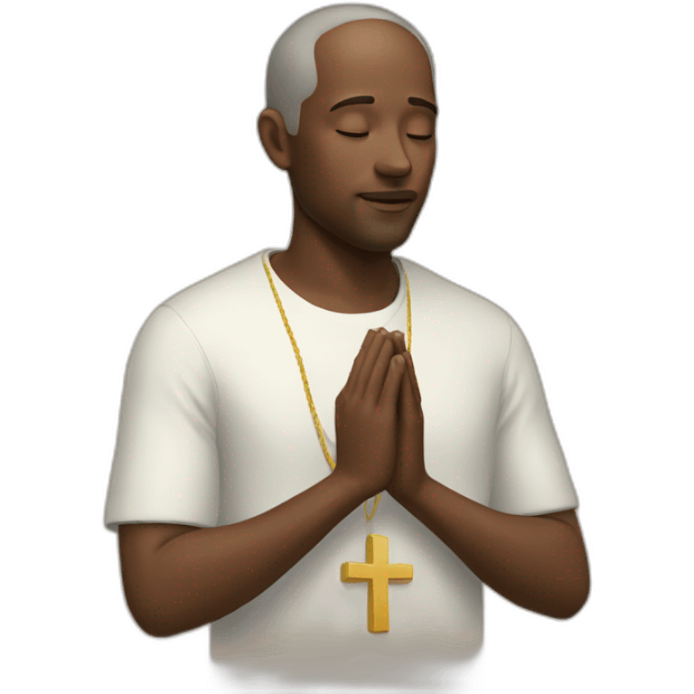 Pray man  emoji