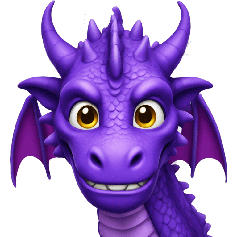 Purple dragon emoji