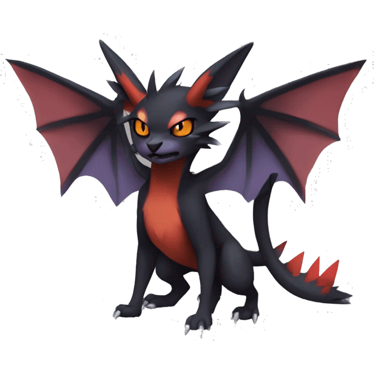 Edgy Noivern-Litten-Zorua full body emoji