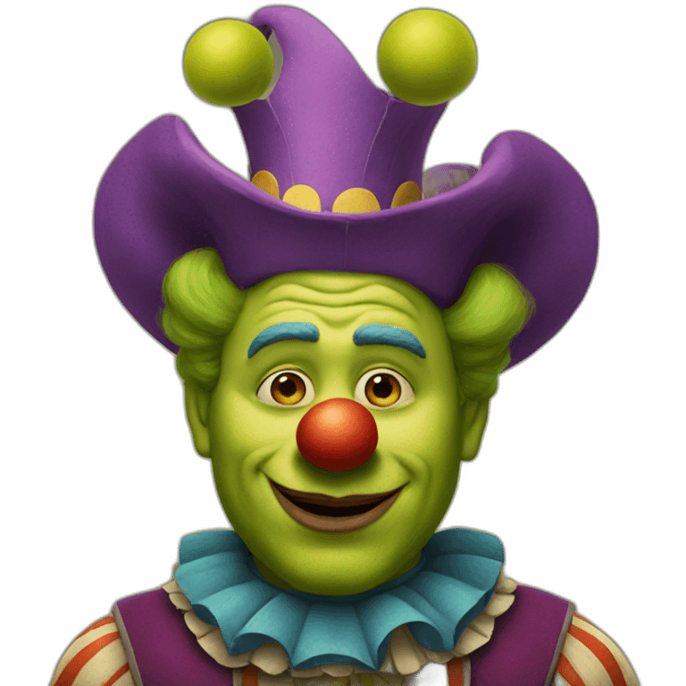 clown-king-shrek emoji