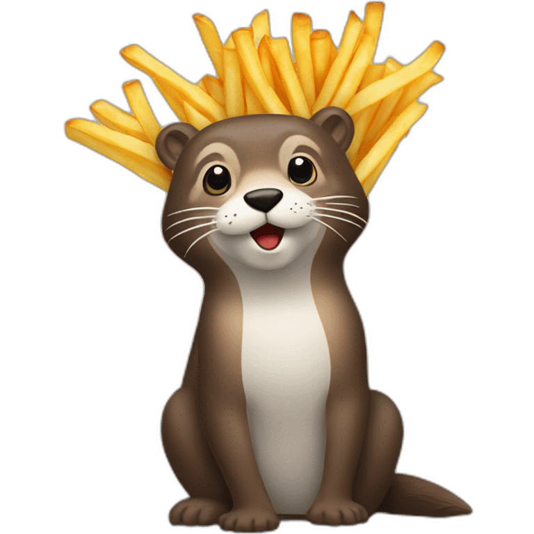 bière frites loutre emoji