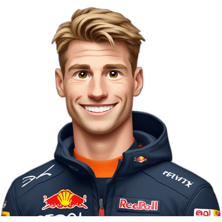 max-verstappen, f1, smile emoji