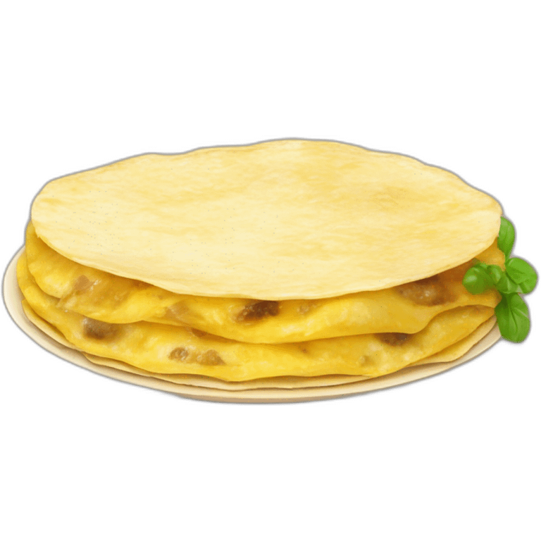 Tortilla de patatas con cebolla española emoji