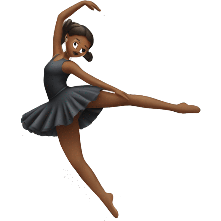 Person doing a pirouette,spinning, girl emoji