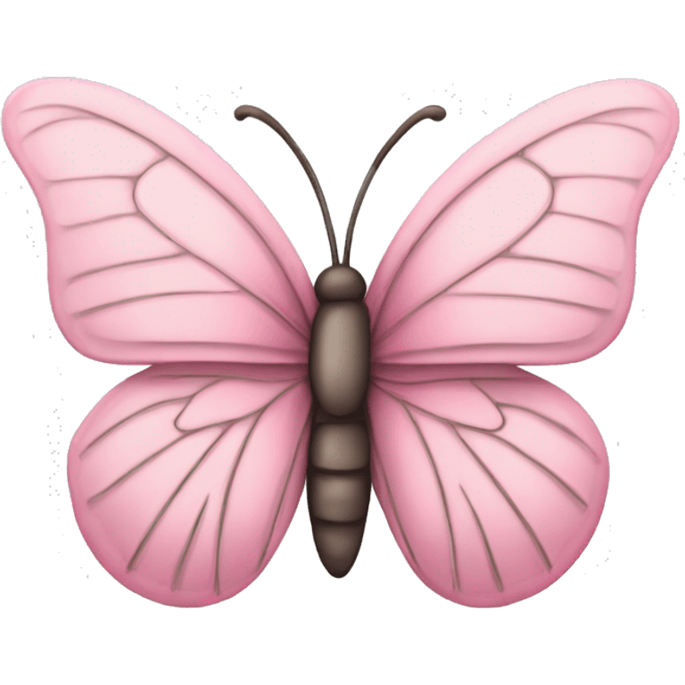 Baby Pink butterfly on the side emoji