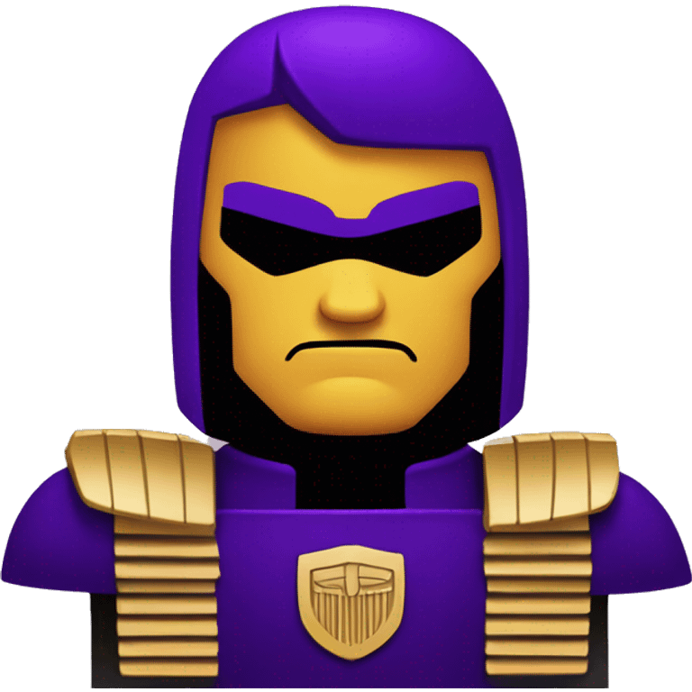 sad Tyrian purple judge dredd emoji