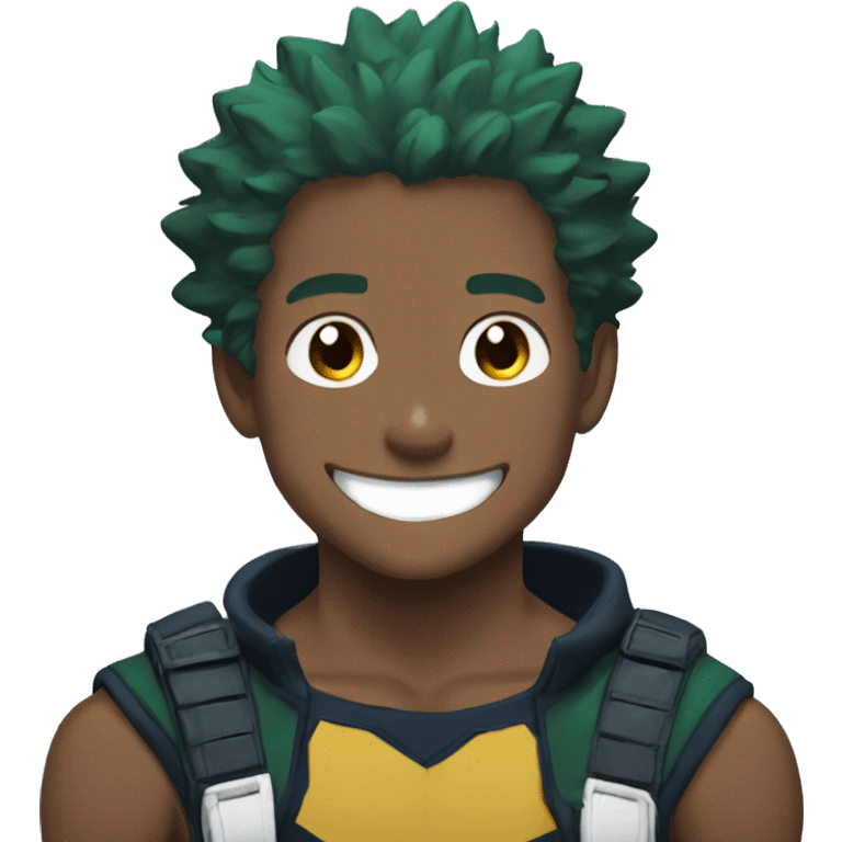 MY hero academia hawks smile emoji