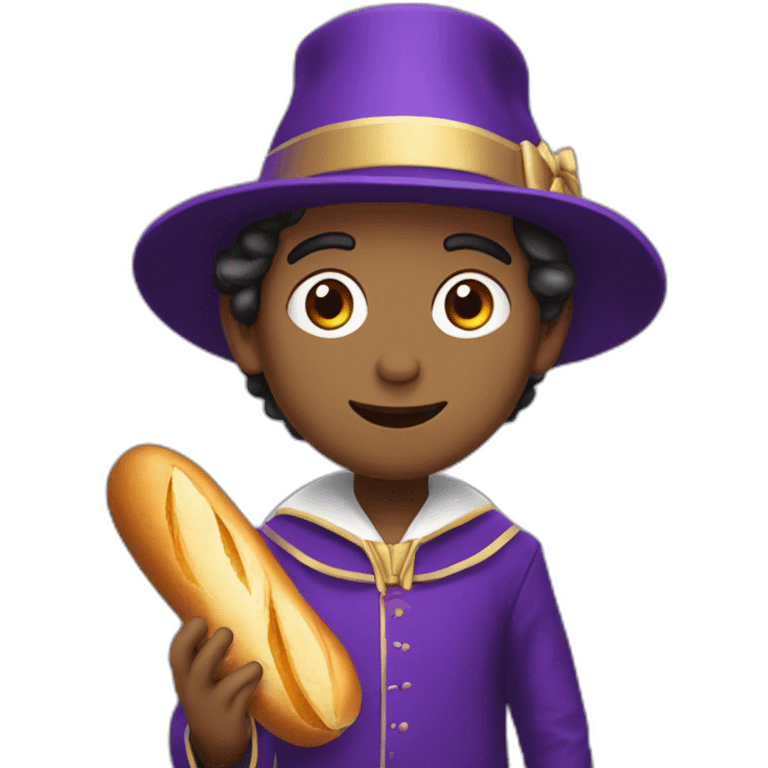 Un jeune magicien avec une baguette magique emoji