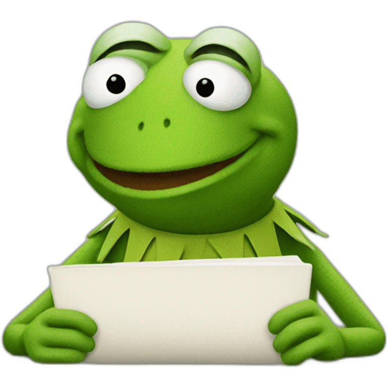 kermit who writes code emoji