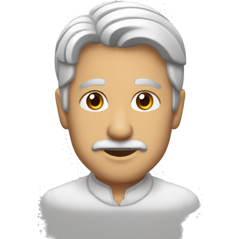 خرگوش سفید طوسی emoji