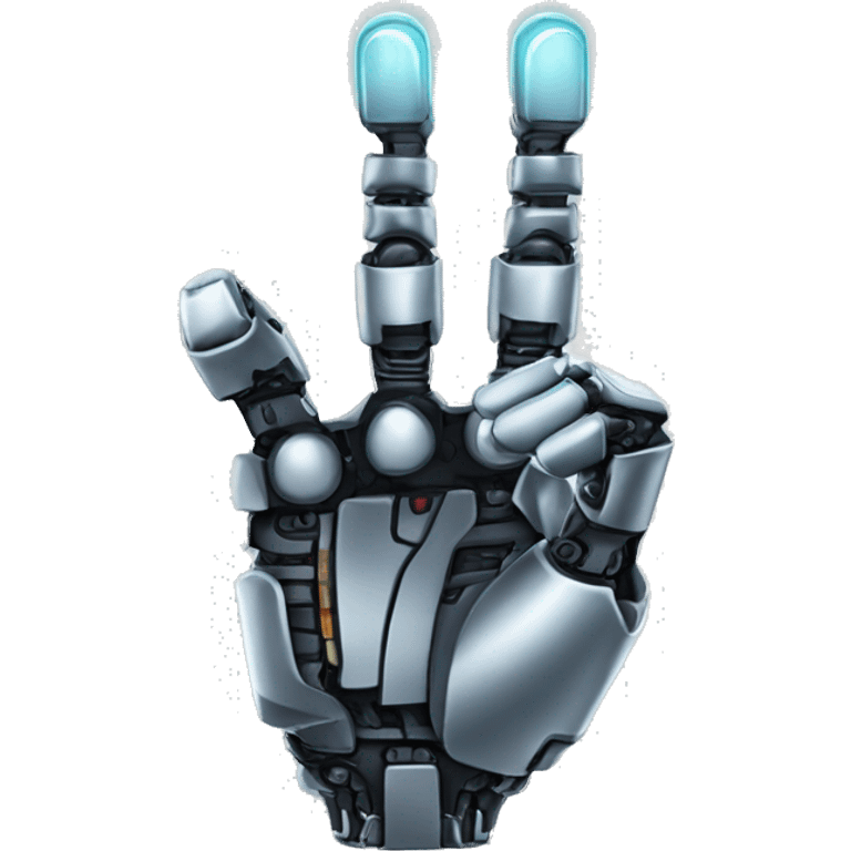 ROBOT INDEX FINGER emoji