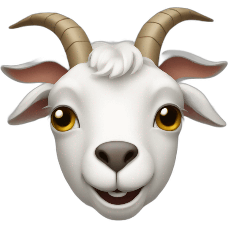 Goat face emoji