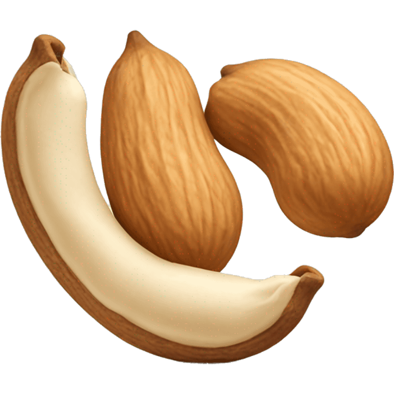 cashew and almond emoji