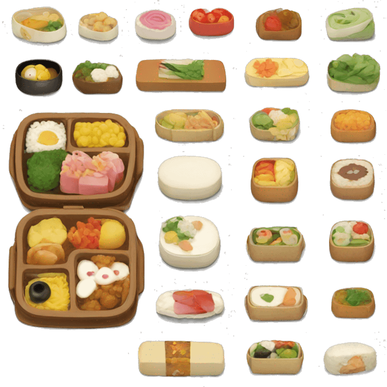 Bento box emoji