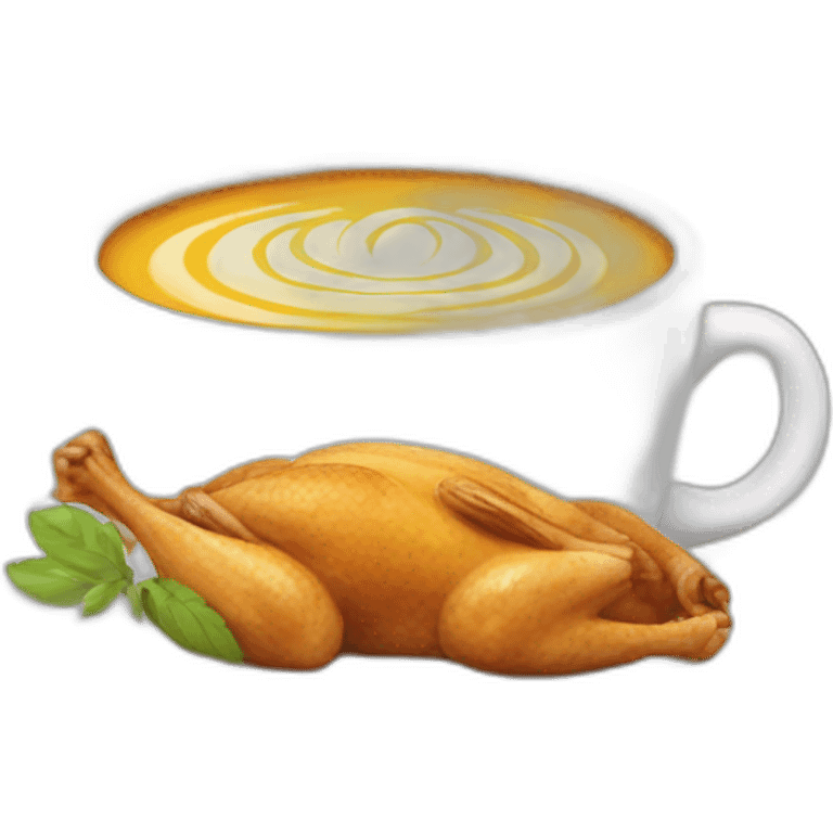 poussin café emoji