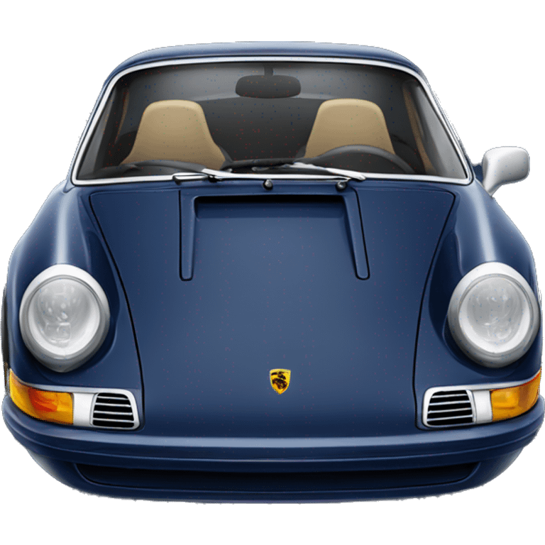 Navy blue Porsche  emoji