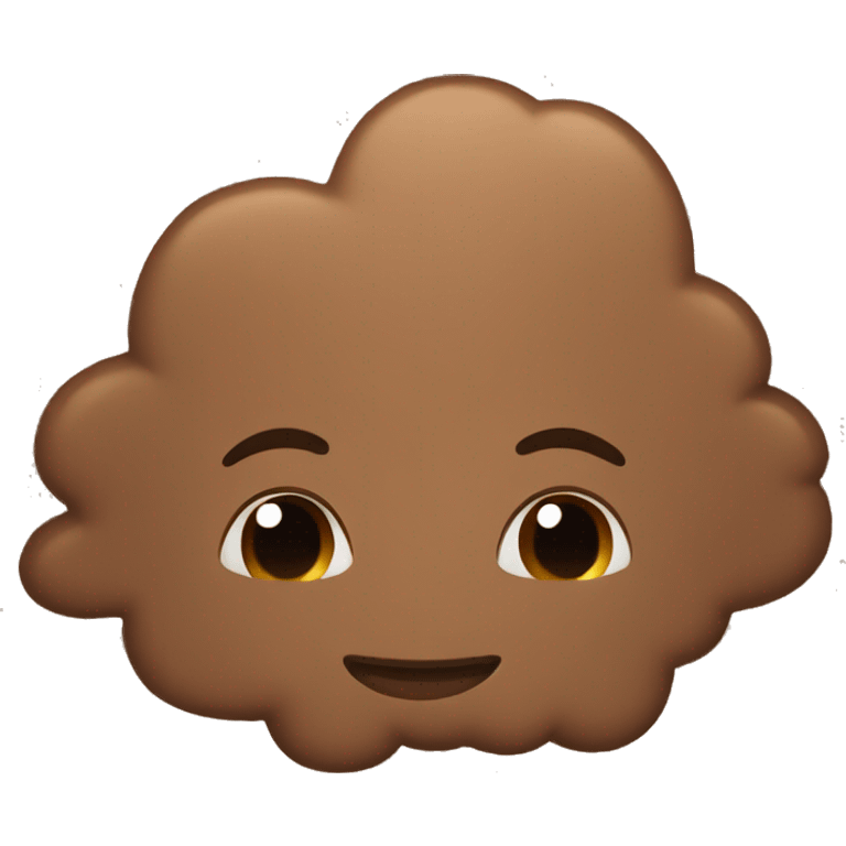 brown puddle emoji