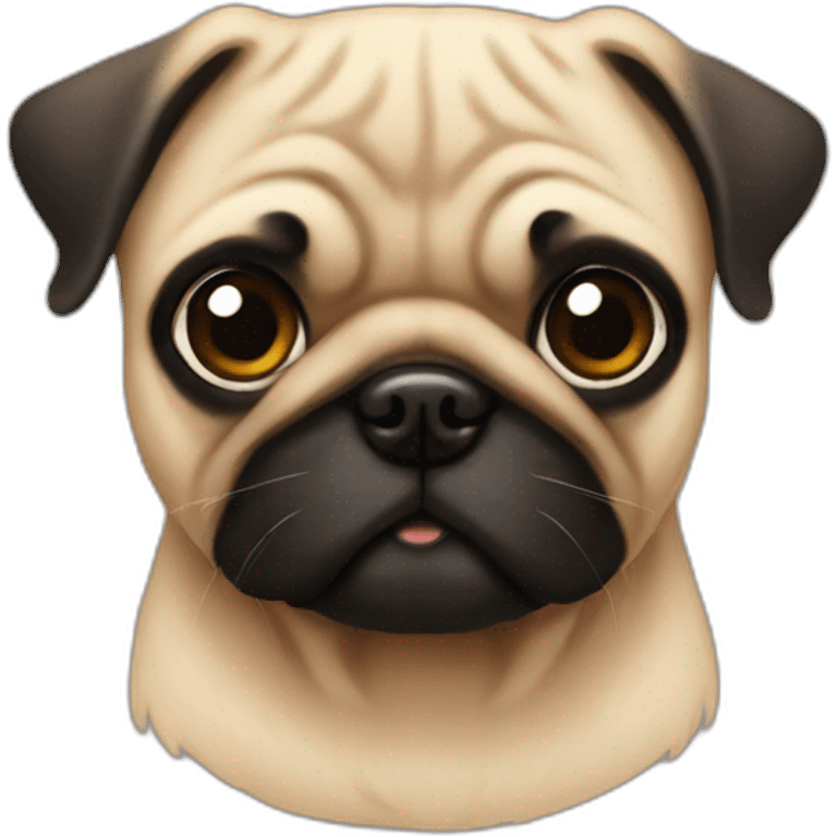 fawn pug emoji