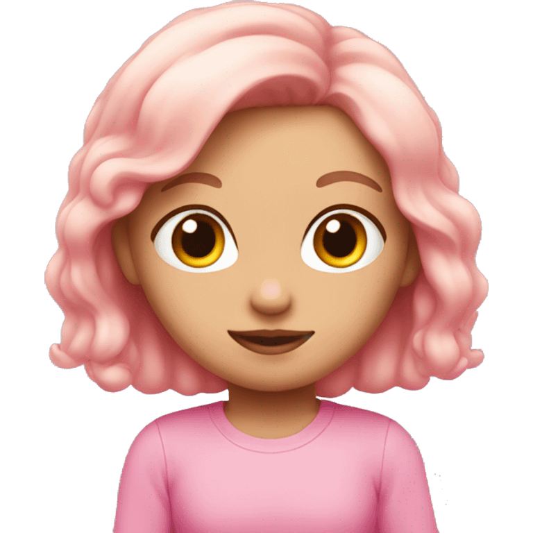 Cute pink emoji for girls  emoji