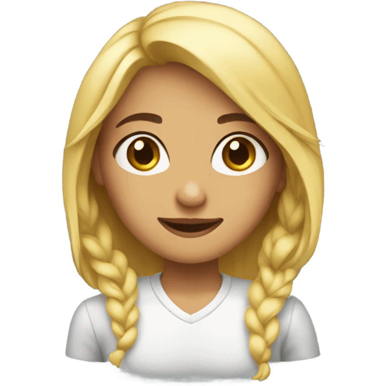 A girl emoji