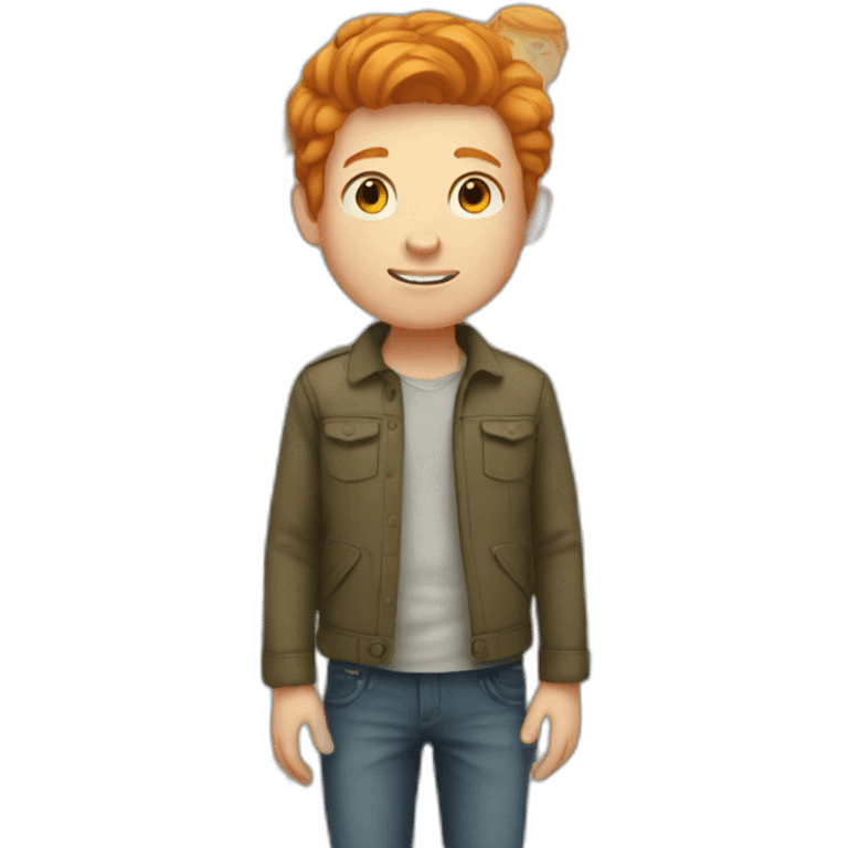 Ginger boy emoji