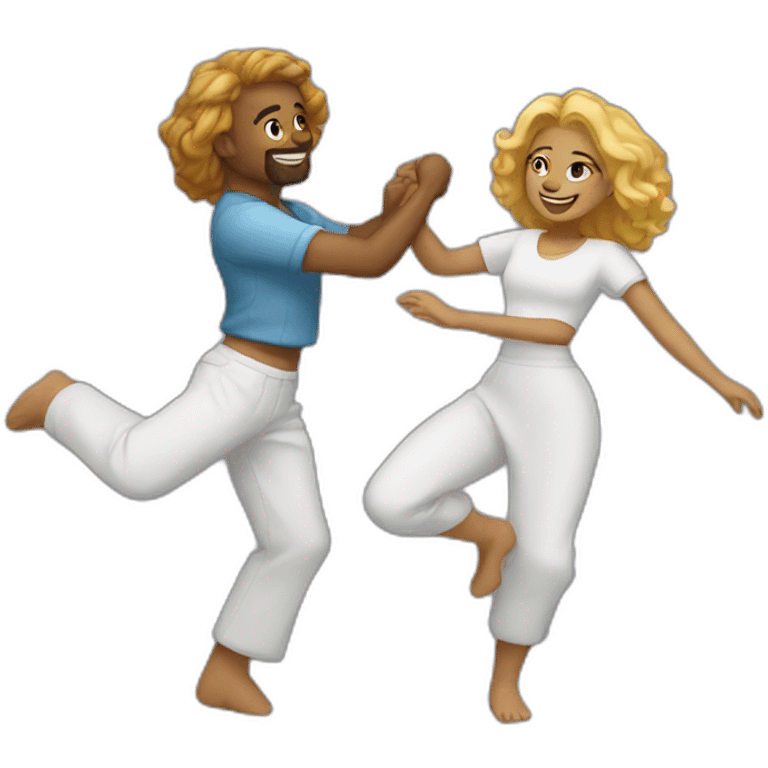 Dancing couples emoji