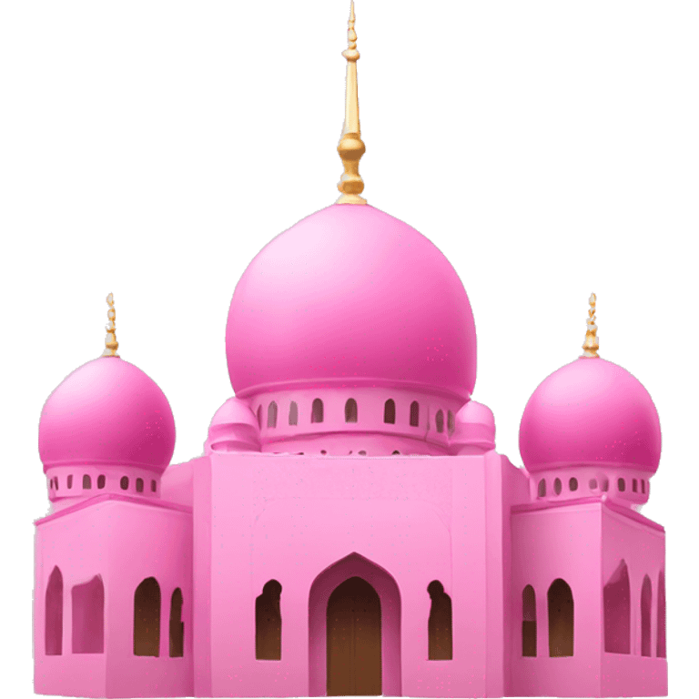 Pink mosque emoji