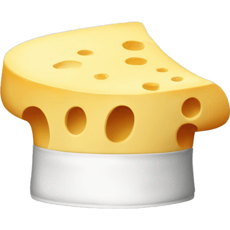 chef's hat on cheese emoji