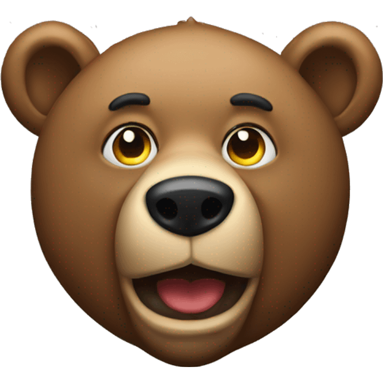 Dropout bear emoji