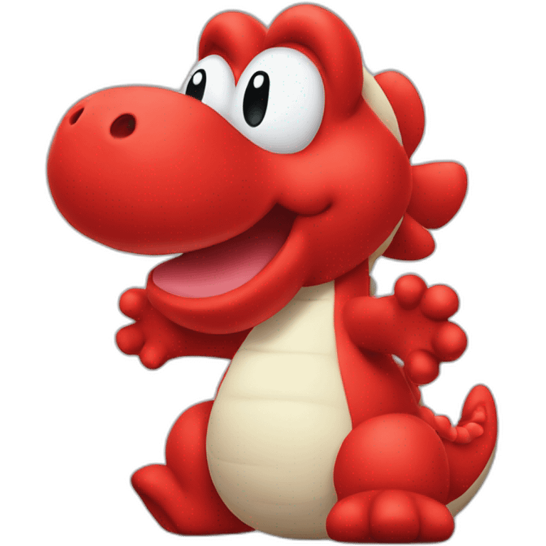 red yoshi emoji