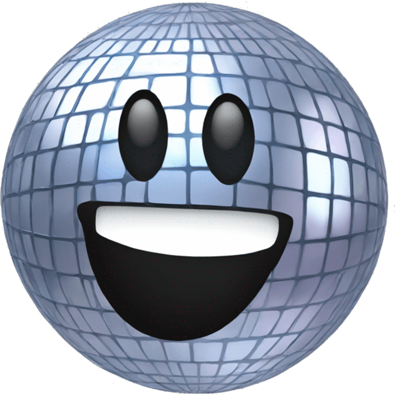 Happy disco ball  emoji