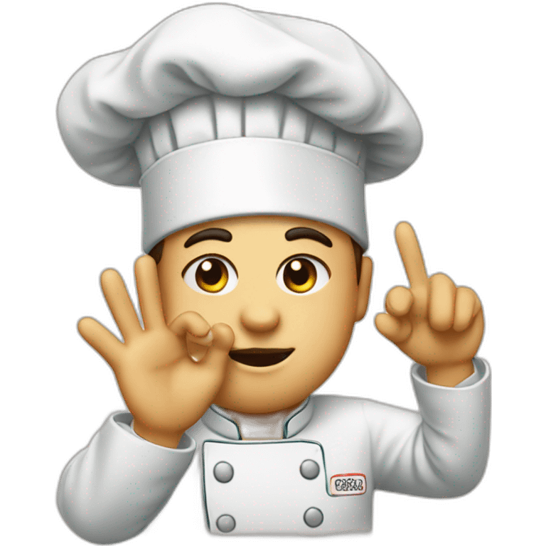 chef kiss pinched fingers emoji