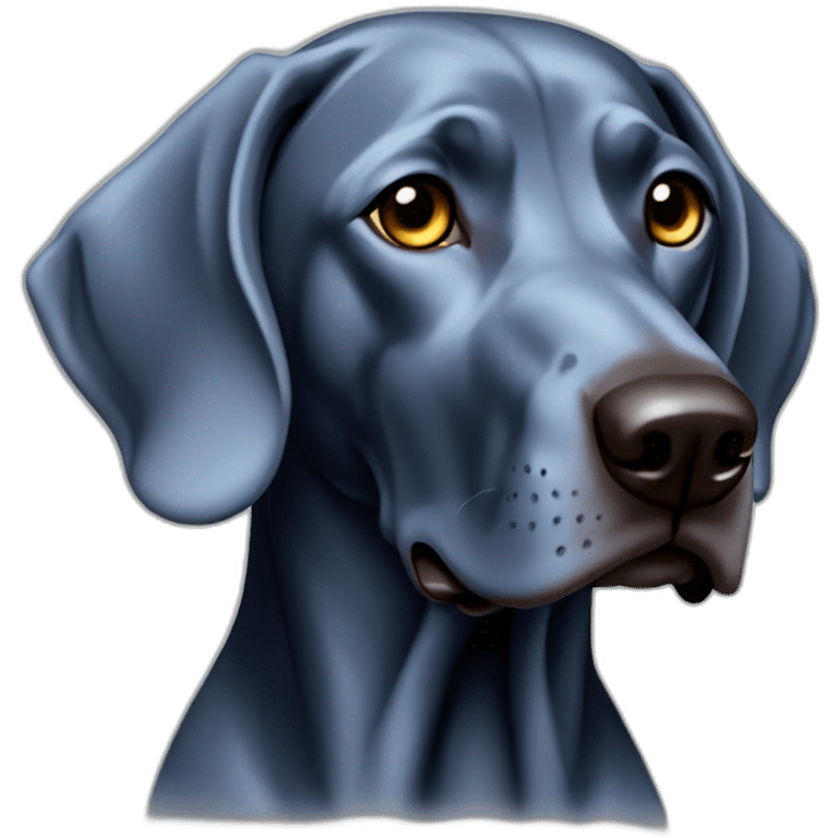 Dark-blue-Weimaraner emoji