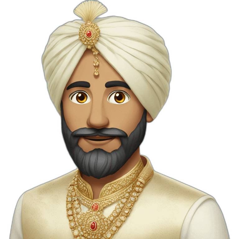 indian groom fair look less beard emoji