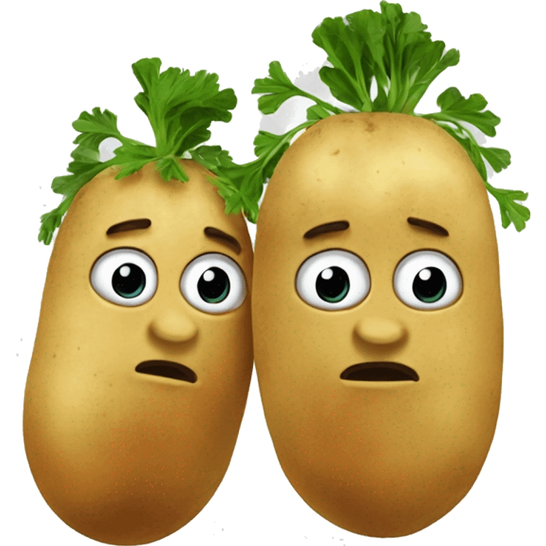 two potato marry emoji