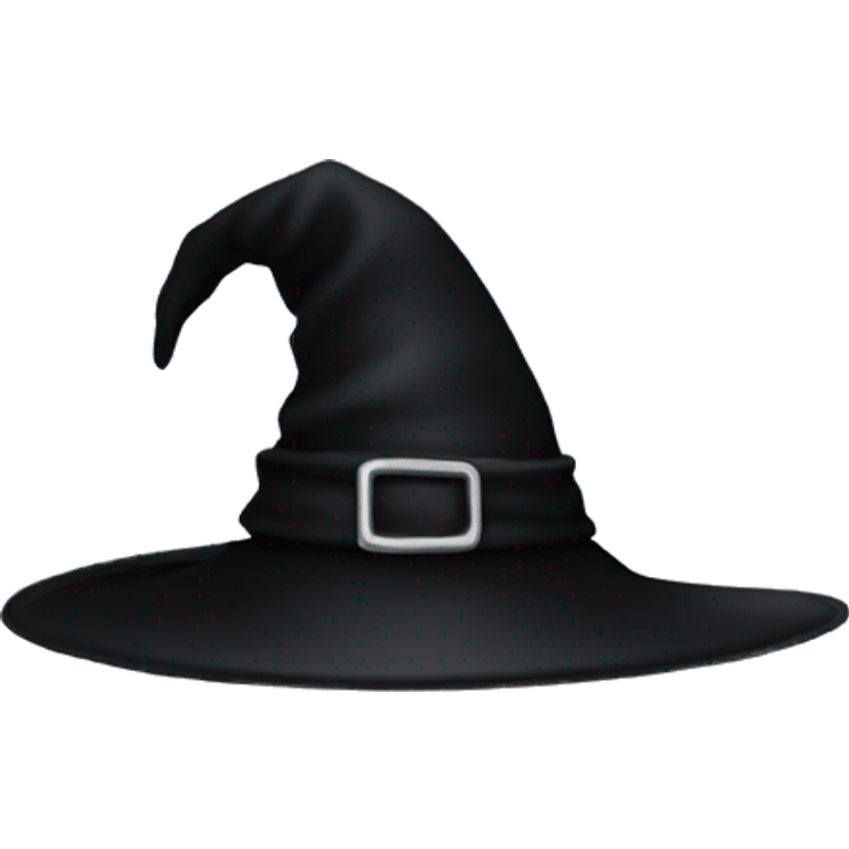 Black Witch hat emoji