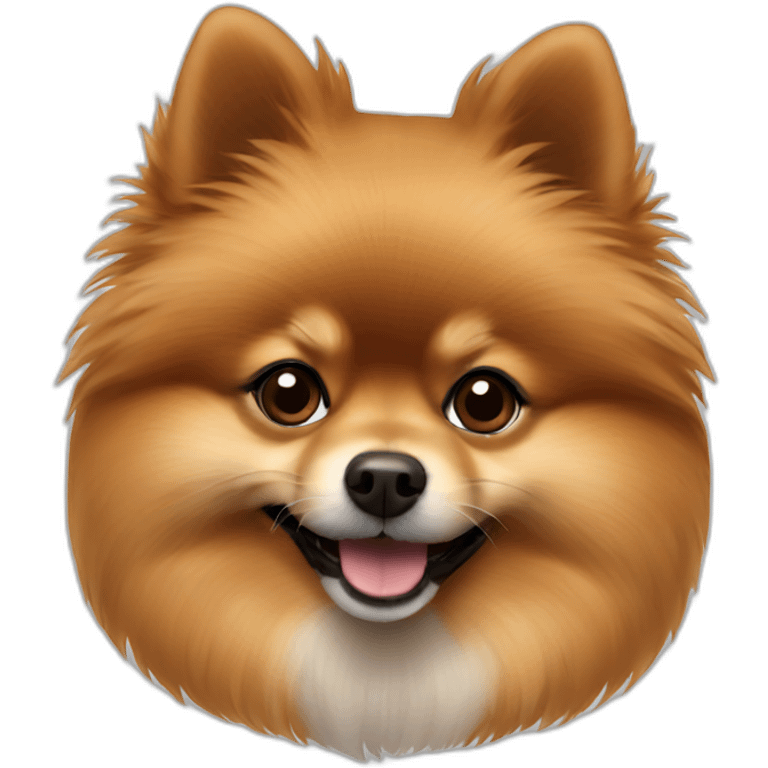 pomeranian brown emoji