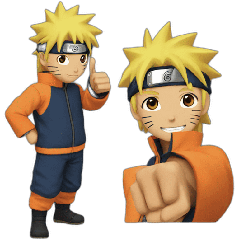 naruto thumbs up emoji