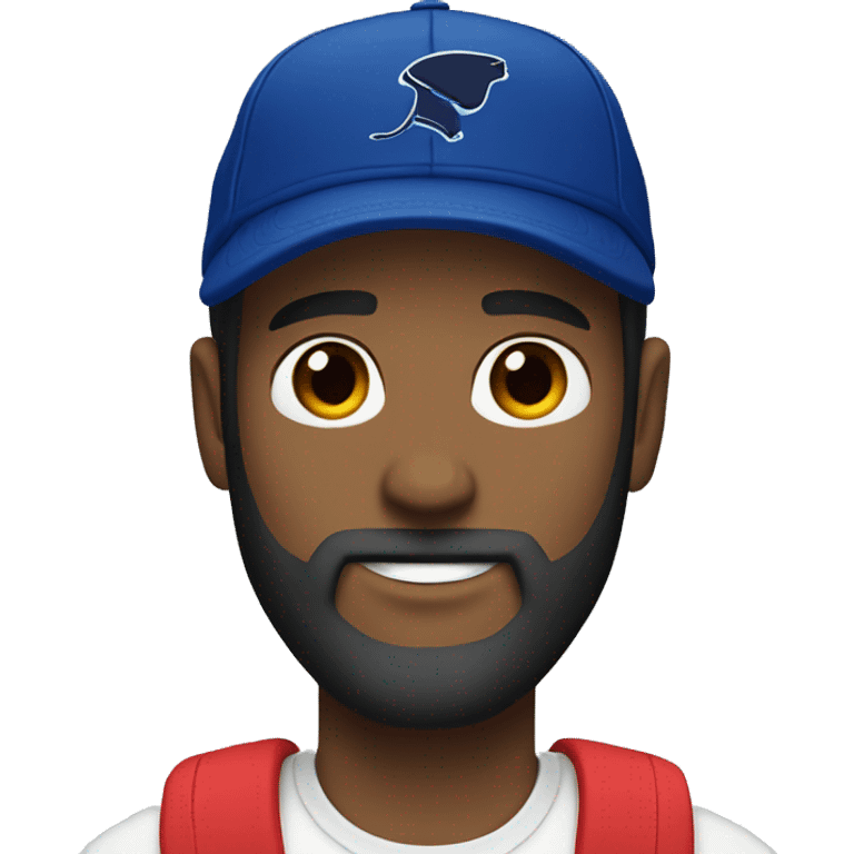 Beard guy with puma cap emoji