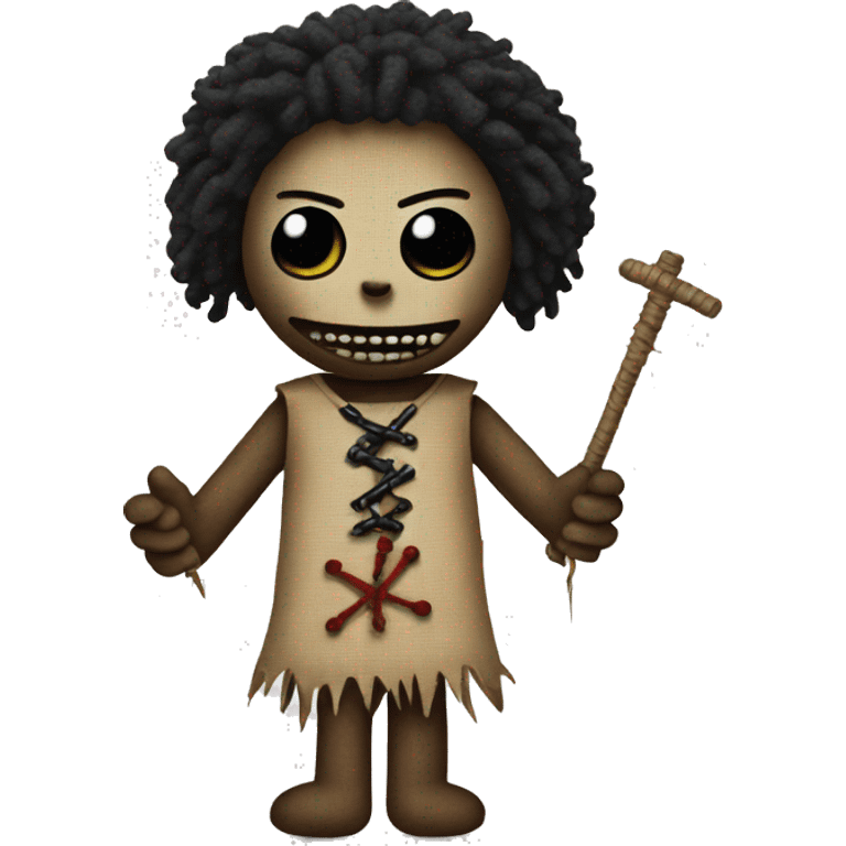 Voodoo doll emoji