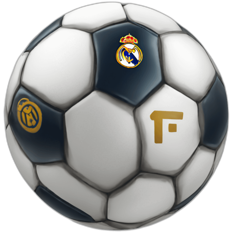 Real Madrid logo football club emoji