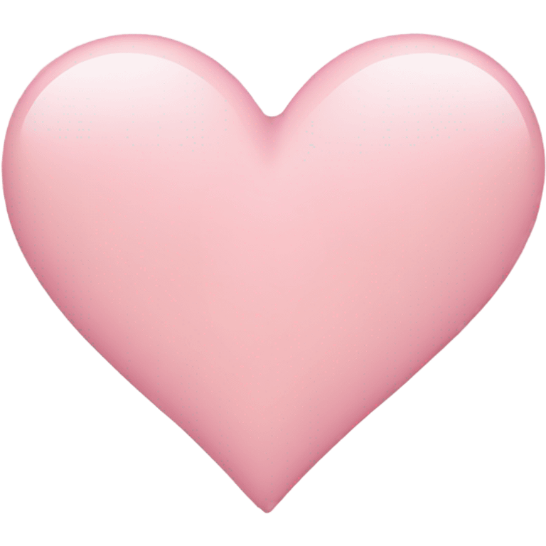 light pink heart emoji