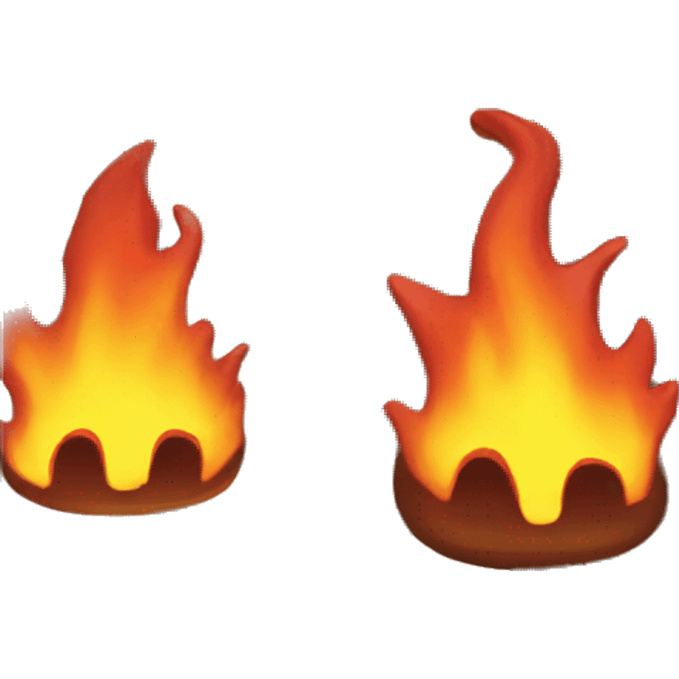 fire in the forest emoji