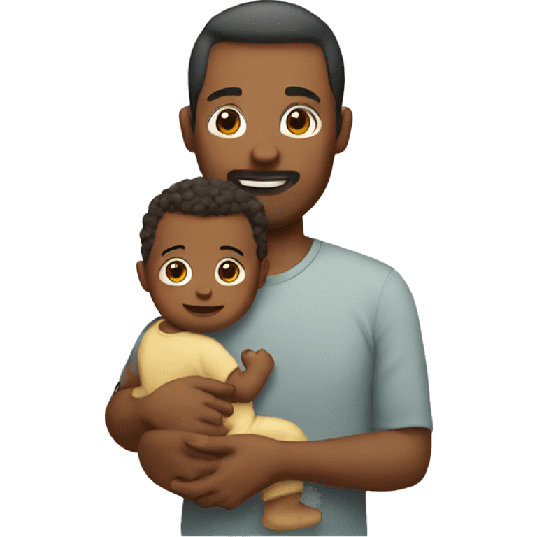 father with baby emoji