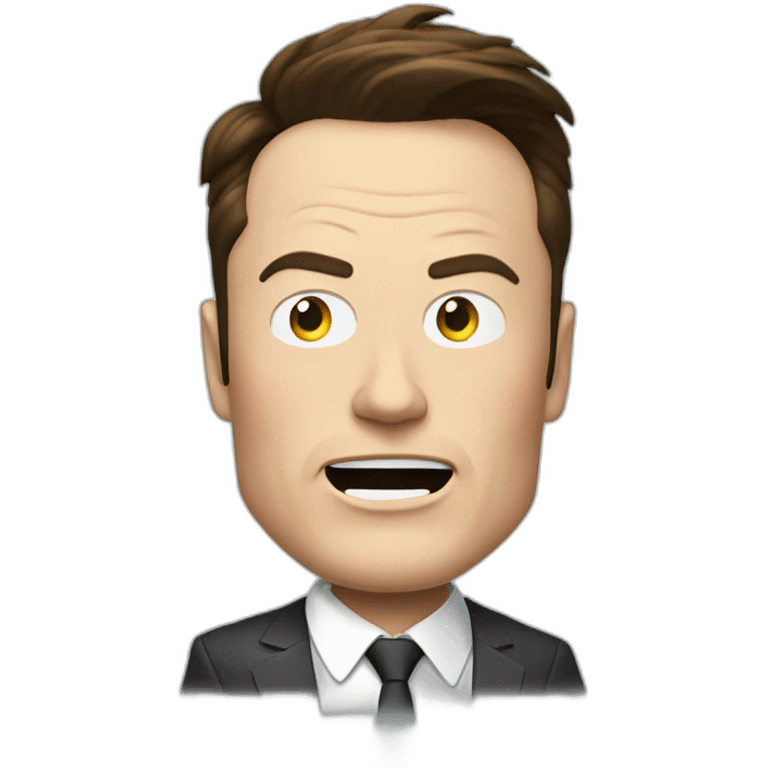 elon musk electrocuted by a tesla car emoji