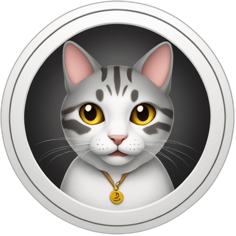 a cat inside no smoking cercle emoji