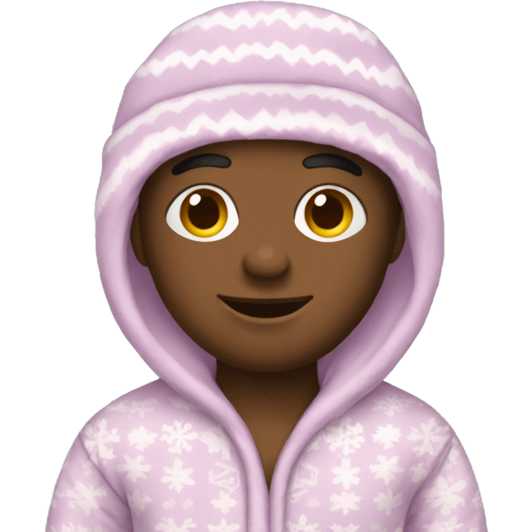 Winter pyjama  emoji