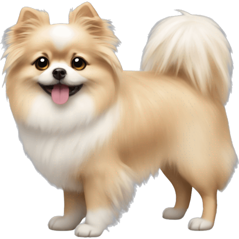 maltese and pomeranian mix emoji