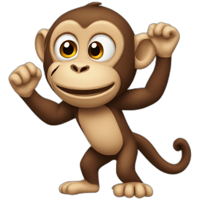 monkey throwing poo animated emoji